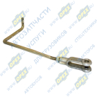 С80-4607260-01 Тяга L=290мм управление гидрораспределителем МТЗ-1025.4, 900, 920 в сборе с вилкой МТЗ РУП